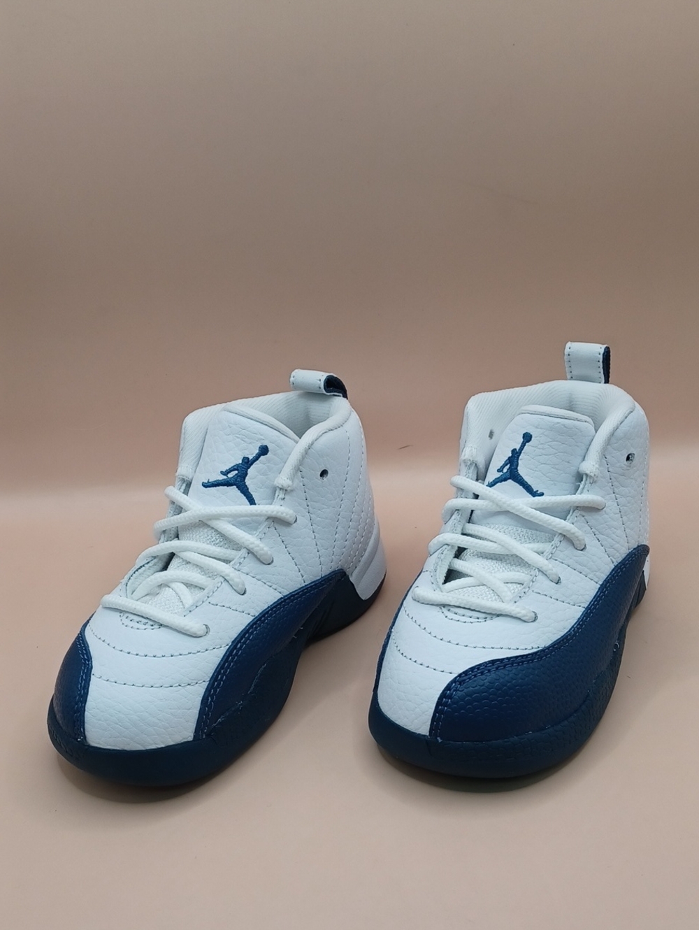 Nike Jordan 12 Retro Toddler Shoes-White/French Blue Size 8C US 850000-114